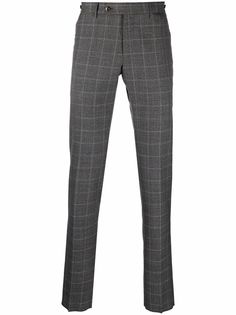 Pt01 шерстяные брюки в клетку