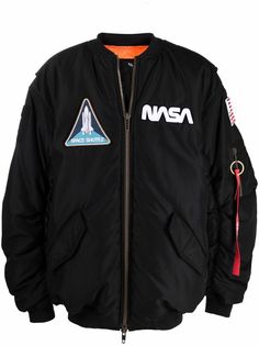Balenciaga бомбер с нашивками NASA