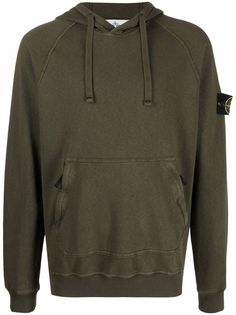 Stone Island худи с нашивкой-логотипом