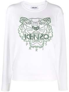 Kenzo толстовка с вышивкой Tiger
