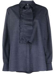 P.A.R.O.S.H. клетчатая рубашка с оборками