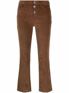 LIU JO укороченные расклешенные брюки