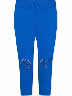 Kenzo Kids спортивные брюки с вышивкой