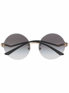 Dolce & Gabbana Eyewear солнцезащитные очки в круглой оправе