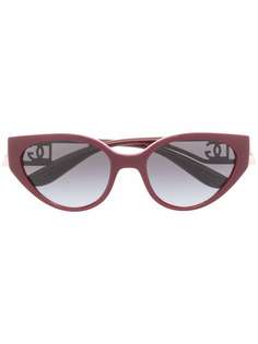 Dolce & Gabbana Eyewear солнцезащитные очки с логотипом