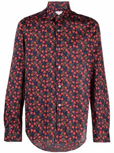 PAUL SMITH рубашка с принтом