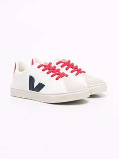 Veja Kids кроссовки с нашивкой-логотипом
