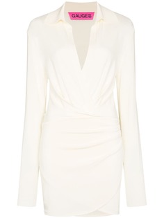 GAUGE81 платье мини с V-образным вырезом