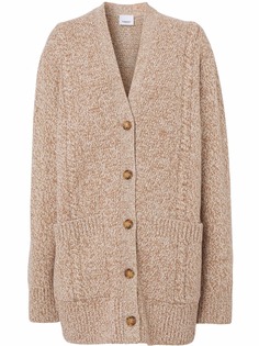 Burberry кардиган Horseferry фактурной вязки