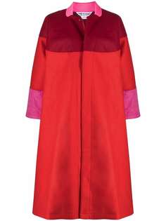 Comme Des Garçons Comme Des Garçons однобортное пальто в стиле колор-блок