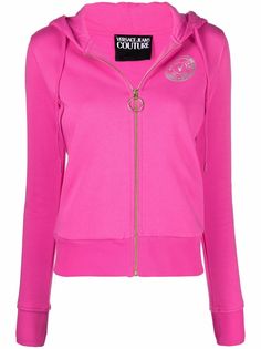 Versace Jeans Couture худи на молнии с логотипом