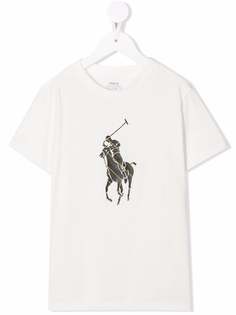 Ralph Lauren Kids футболка с принтом