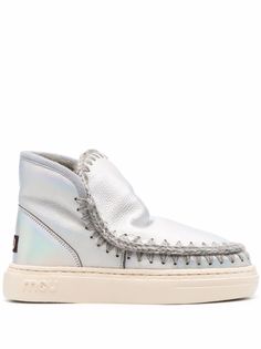 Mou ботинки Eskimo с эффектом металлик