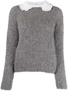 Elisabetta Franchi джемпер с контрастным воротником
