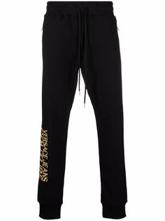 Versace Jeans Couture спортивные брюки с вышитым логотипом