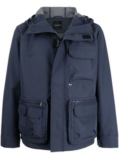 SPORT b. by agnès b. ветровка на молнии с капюшоном