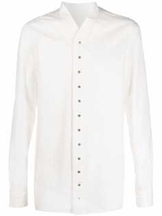 Rick Owens рубашка на пуговицах с V-образным вырезом