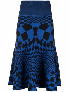 Stella McCartney юбка с геометричным узором