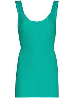 GAUGE81 платье мини Murcia с U-образным вырезом