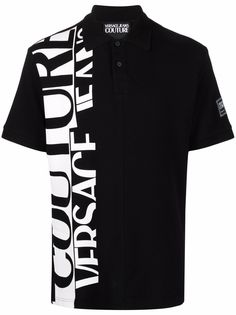 Versace Jeans Couture рубашка поло с логотипом