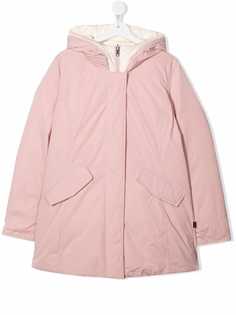 Woolrich Kids пуховик с капюшоном