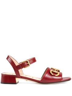 Gucci босоножки с пряжкой Horsebit