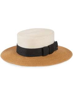 Gucci соломенная шляпа с широкими полями