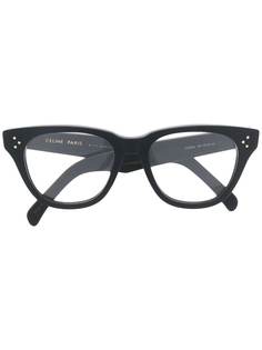Celine Eyewear очки в квадратной оправе с матовым эффектом