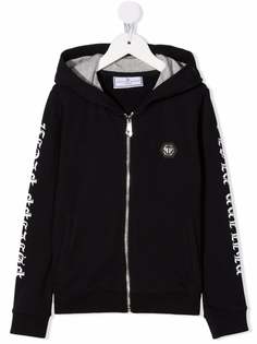 Philipp Plein Junior худи с декором Skull