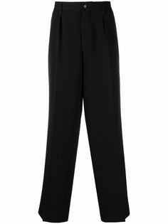 Yohji Yamamoto Pre-Owned строгие брюки 1990-х годов со складками