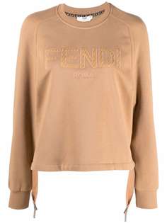 Fendi толстовка с вышитым логотипом