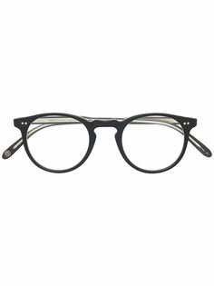 Garrett Leight очки в овальной оправе