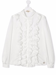 ELIE SAAB JUNIOR блузка с оборками