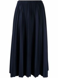 RED Valentino плиссированная юбка с завышенной талией