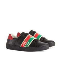 Gucci Kids кеды Ace с логотипом Interlocking G