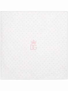 Dolce & Gabbana Kids одеяло с логотипом DG