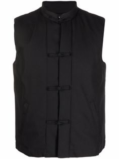 Comme Des Garçons Shirt дутый жилет на пуговицах