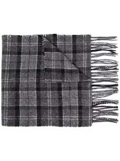 Barbour шерстяной шарф в клетку