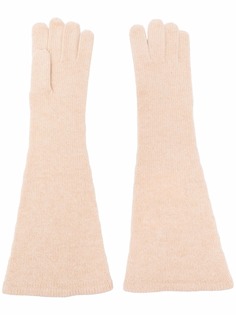 Totême длинные кашемировые перчатки Toteme