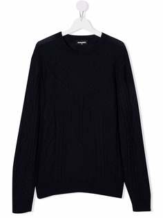 Dsquared2 Kids пуловер с круглым вырезом
