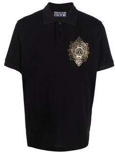 Versace Jeans Couture рубашка поло с логотипом
