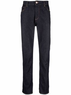 Giorgio Armani узкие джинсы с пятью карманами