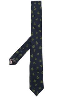 PAUL SMITH шелковый галстук с принтом