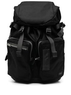 Porter-Yoshida & Co. рюкзак с карманами и нашивкой-логотипом