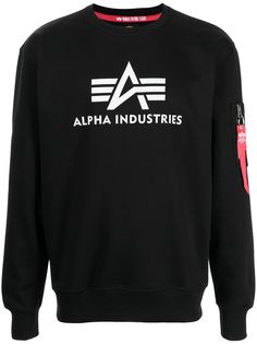 Alpha Industries флисовая толстовка с логотипом
