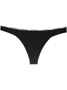 La Perla трусы-стринги с контрастным логотипом