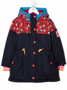 The Marc Jacobs Kids куртка с абстрактным принтом и капюшоном