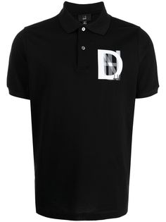 Dunhill рубашка поло с графичным принтом