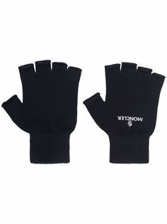 Moncler перчатки-митенки с логотипом