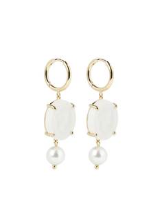 Simone Rocha серьги Cameo с подвесками